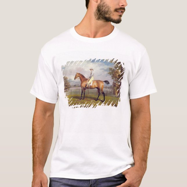 Camiseta O duque do disfarce de Hamilton com jóquei acima (Frente)