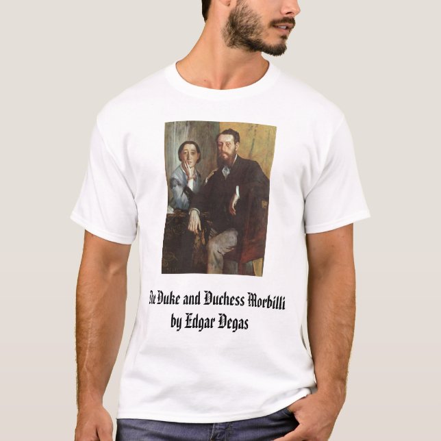 Camiseta O duque e a duquesa Morbilli - C. 1865 - Edgar… (Frente)