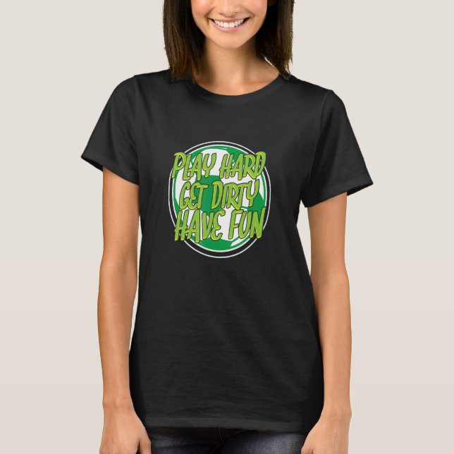 Camiseta O Duro de futebol se diverte (Frente)