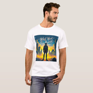 Camiseta O Duro De Trabalho Permanece Humilde - A Motivação