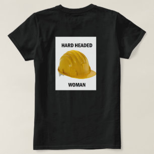 Camiseta O duro dirigiu a mulher