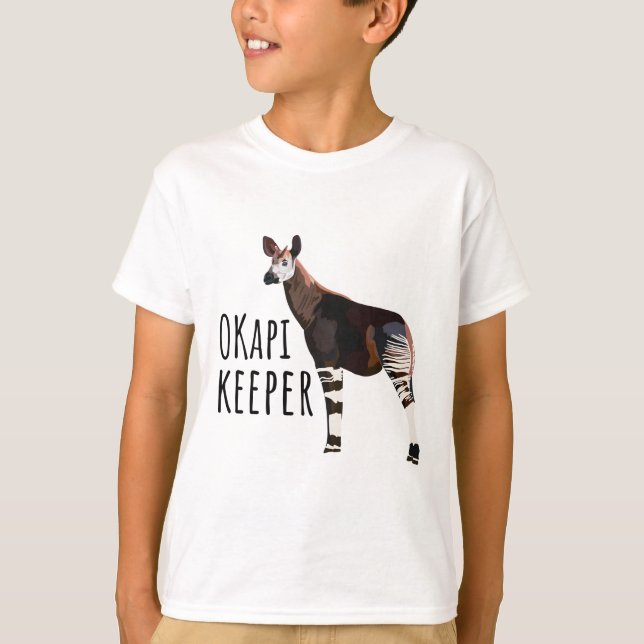 Camiseta O é para Okapi Keeper (Frente)