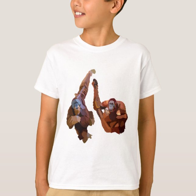 Camiseta O é para Orangutan (Frente)