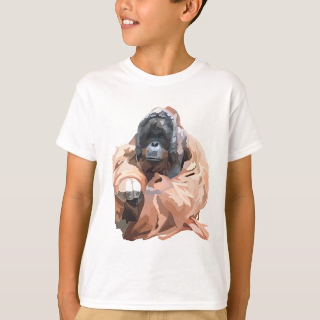 Camiseta O é para Orangutan Keeper (Frente)