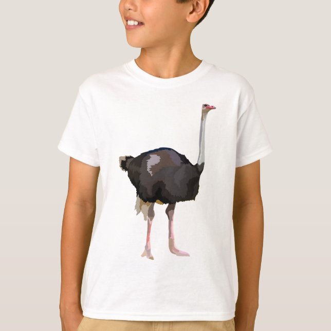 Camiseta O é para Ostrich (Frente)