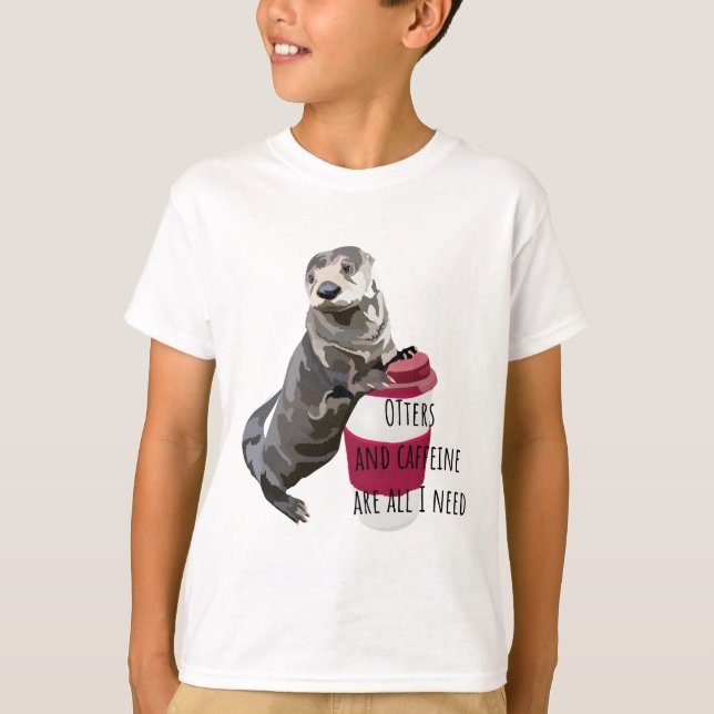 Camiseta O é para Otter (Frente)