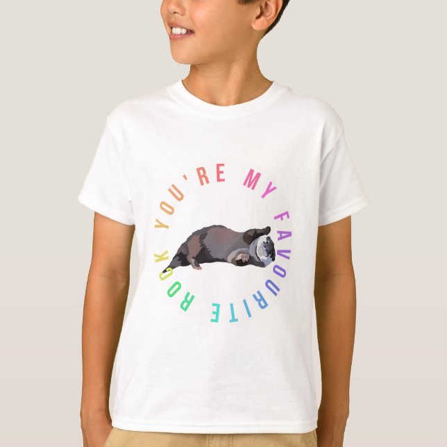 Camiseta O é para Otter (Frente)