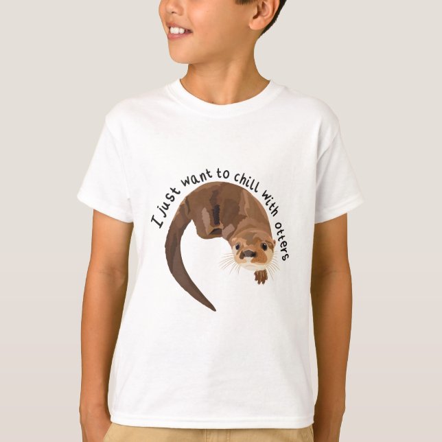 Camiseta O é para Otter (Frente)