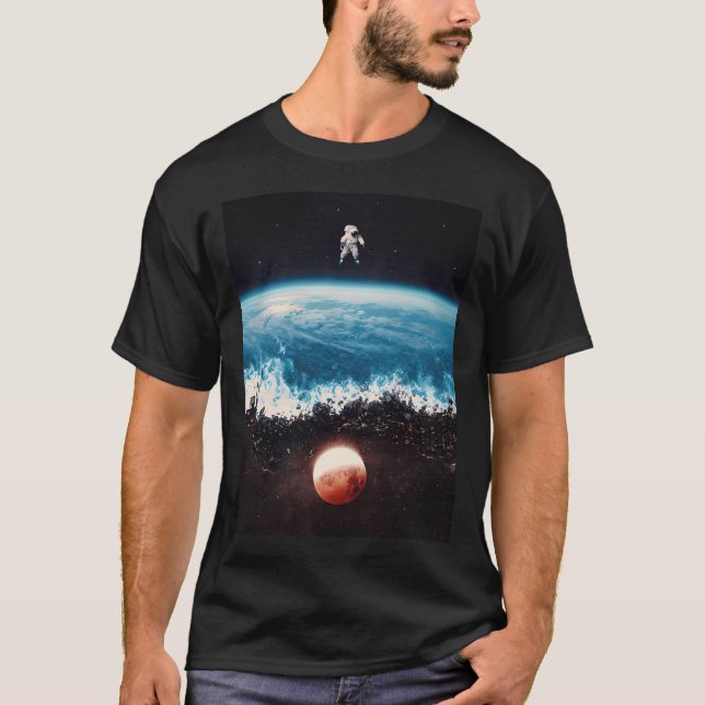 Camiseta O eco de um tempo distante (Frente)