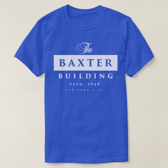 Camiseta O edifício Baxter (Frente do Design)