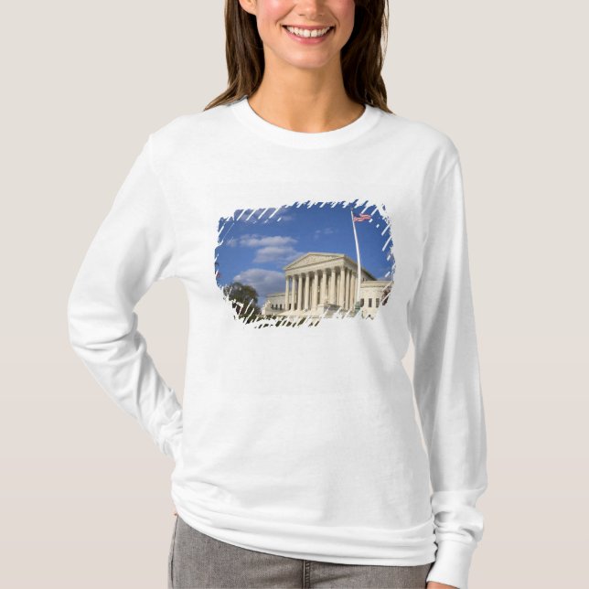 Camiseta O edifício da Suprema Corte dos Estados Unidos em (Frente)