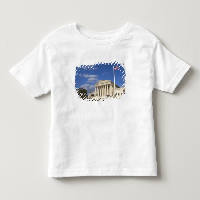 Camiseta O edifício da Suprema Corte dos Estados Unidos em (Frente)