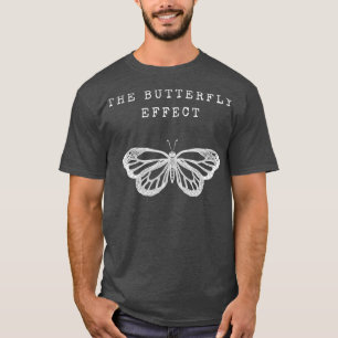 Camiseta O efeito borboleta é branco