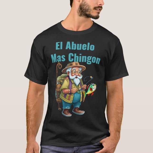 Camiseta O El Abuelo mais chingon look (Frente)