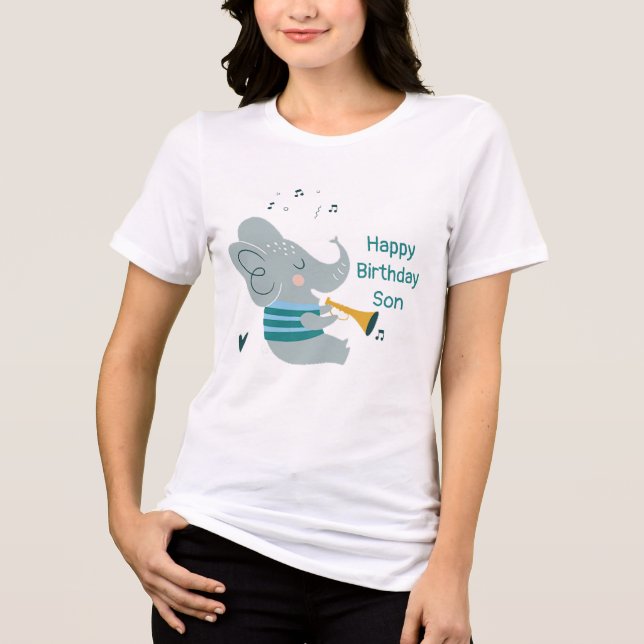 Camiseta O Elefante Musical (Frente)
