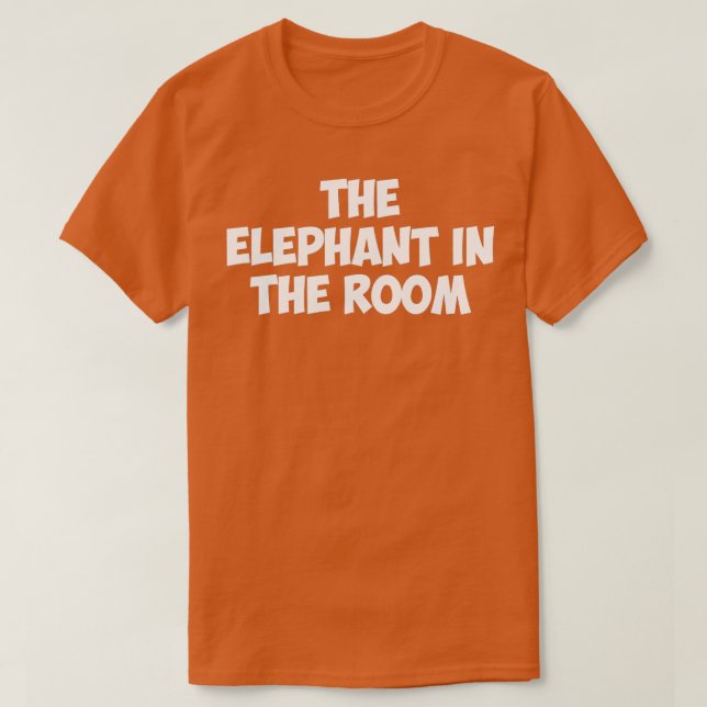 CAMISETA O ELEFANTE NA SALA (Frente do Design)