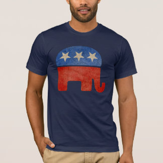 Camiseta O elefante republicano desvaneceu-se