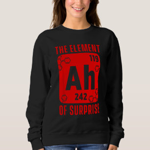 Camiseta O Elemento Do Ensino De Química De Ciências Surpre