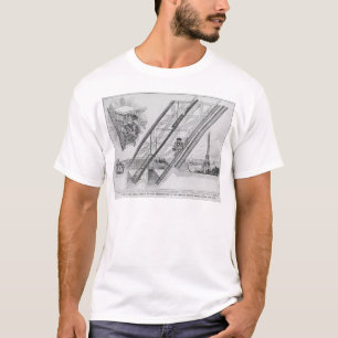 Camiseta O elevador de Otis na torre Eiffel