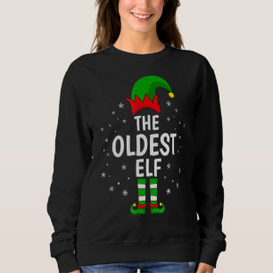 Camiseta O Elf Xmas Mais Velho Correspondendo À Família Eng