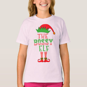 Camiseta O Elfo Autoritário Família Natal Camisola Combinan