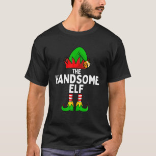 Camiseta O Elfo Bonito Natal Divertido Família Combinando