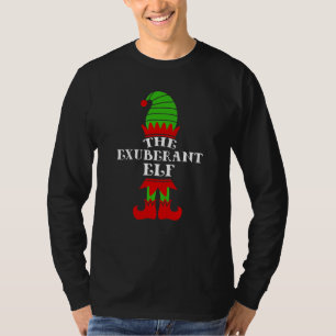 Camiseta O Elfo Exuberante Natal Correspondente Família Col