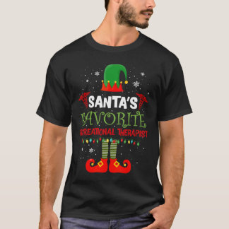 Camiseta O Elfo Favorito de Papai Noel em Terapia de Recrea