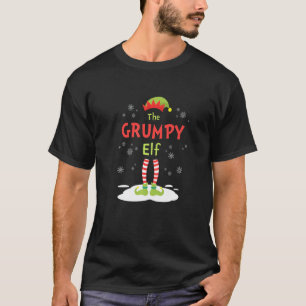 Camiseta O Elfo Rumpy Feliz Da Família De Natal Corresponde