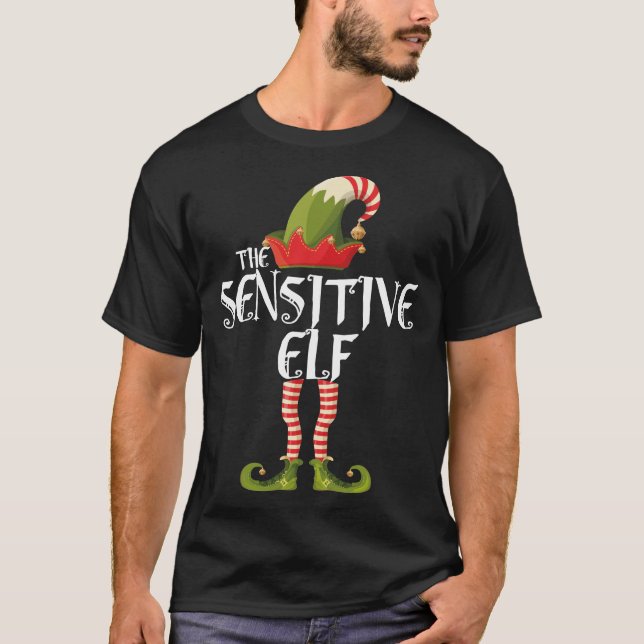 Camiseta o elfo sensível (Frente)