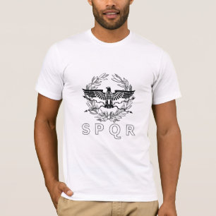Camiseta O Emblema do Império Romano SPQR