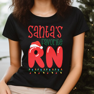 Camiseta O Enfermeiro Favorito do Papai Noel, Enfermeiro de