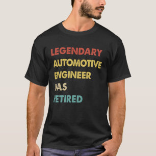 Camiseta O Engenheiro Automóvel Retroativo Se Aposentou