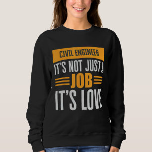 Camiseta O engenheiro Civil Não É Apenas Um Trabalho, Sua P