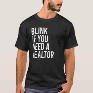 Camiseta O Engraçado De Citação Do Agente Imobiliário Se Vo
