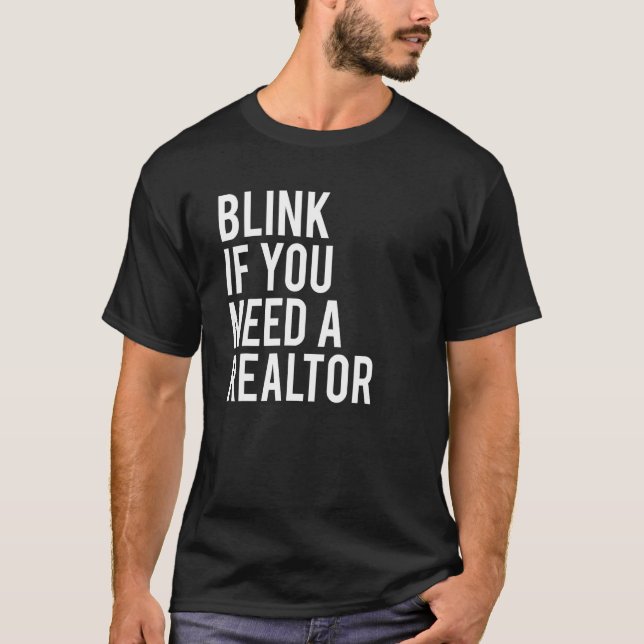 Camiseta O Engraçado De Citação Do Agente Imobiliário Se Vo (Frente)