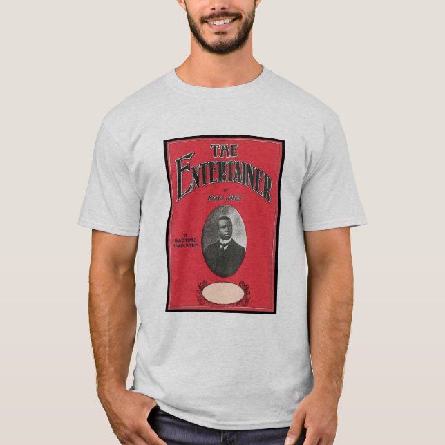 Camiseta O Entertainer Scott Joplin Vintage Songbook Cove (Frente)