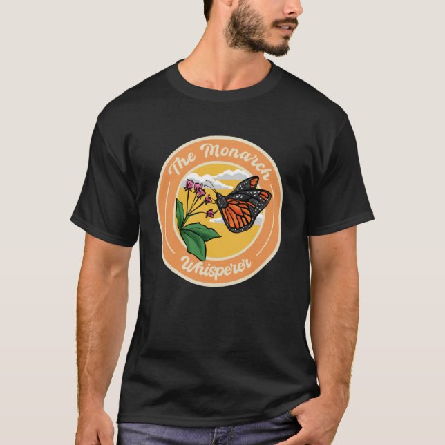 Camiseta O Entomologista Monarch Whisperer (Frente)