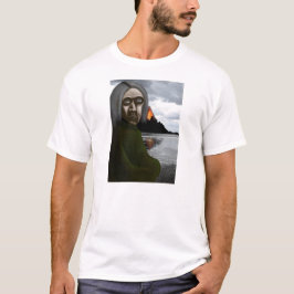 Camiseta O Eremita Com Cabelo - Obra de Arte Original