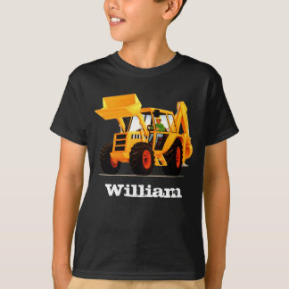 Camiseta O escavador amarelo conhecido feito sob encomenda