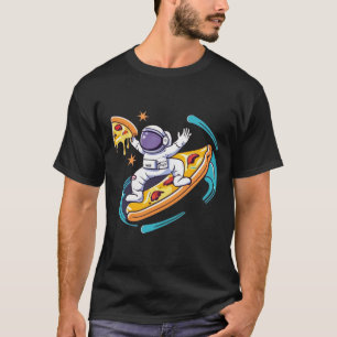 Camiseta o espaço da pizza é amor