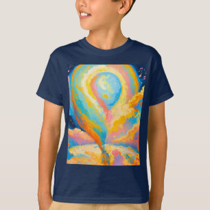 Camiseta o espaço movido pela música