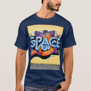 Camiseta O espaço movido pela música