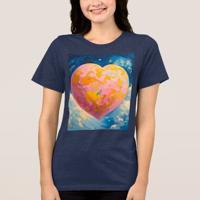 Camiseta O espaço movido pelo amor (Frente)