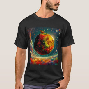 Camiseta O Espaço & o Abstrato & a lua #1