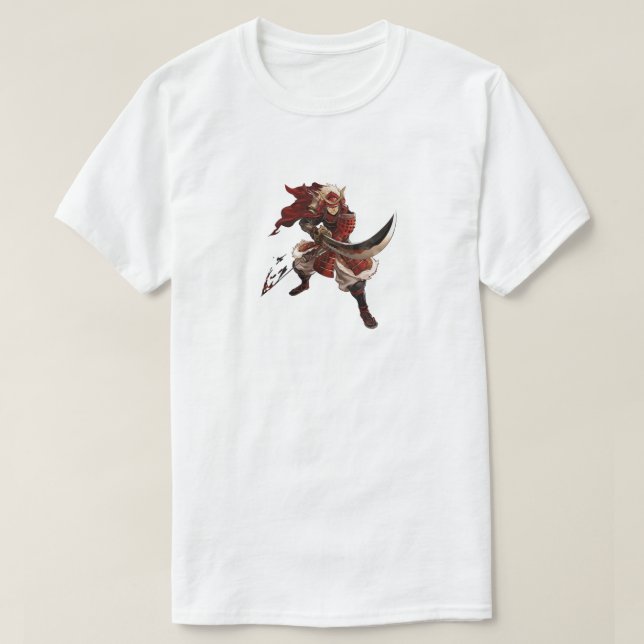 Camiseta O Espadachim Samurai: Mestre da Guerra Final Fanta (Frente do Design)