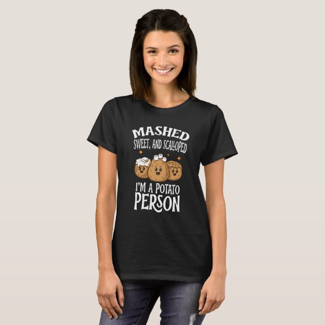 Camiseta O Especialista em Batatas (Frente Completa)
