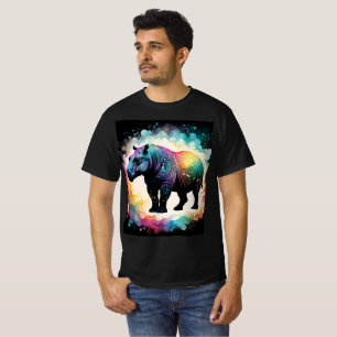 Camiseta O Espectral Hippo: Uma Viagem Holográfica