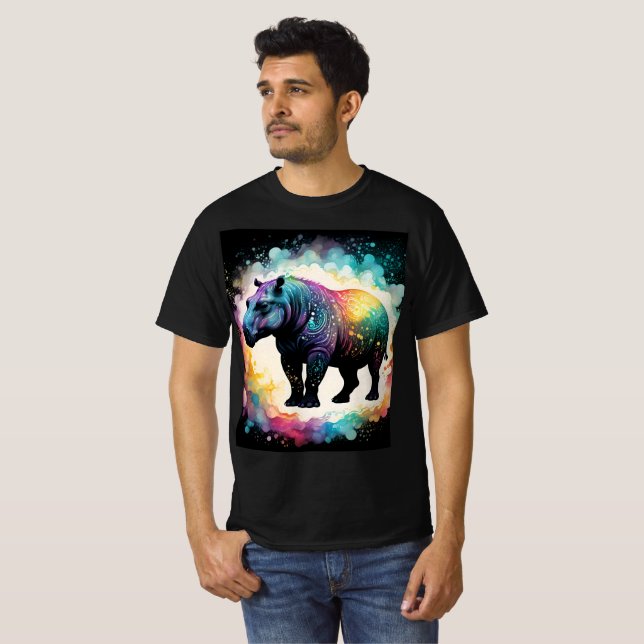 Camiseta O Espectral Hippo: Uma Viagem Holográfica (Frente Completa)