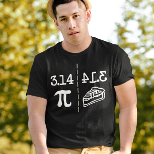 Camiseta O Espelho De Imagem PI Do Piadas Engraçado Do 3.1